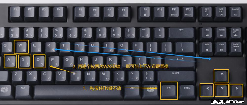 键盘，怎样把wasd键与上下左右方向键互换？ - 生活百科 - 眉山生活社区 - 眉山28生活网 ms.28life.net